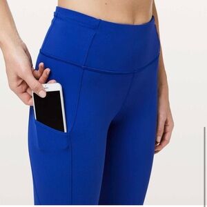 lululemon athletica Blue Leggings